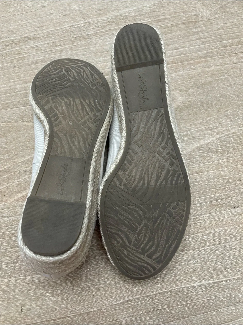 Life Stride Karma Almond Canvas Espadrille Slip-Ons